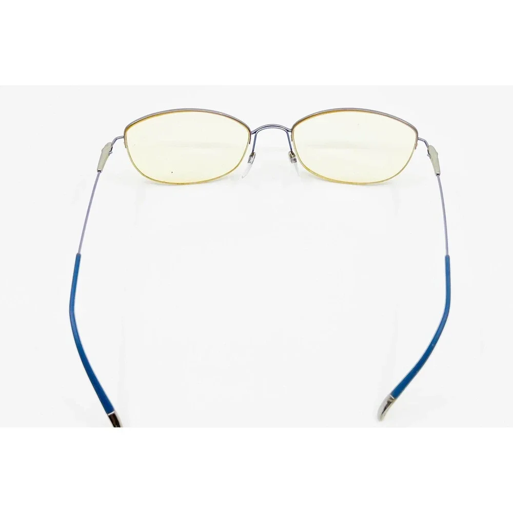 Oakley Eyeglasses Womens Silver Semi Rimless Oval Frame 51-18-135